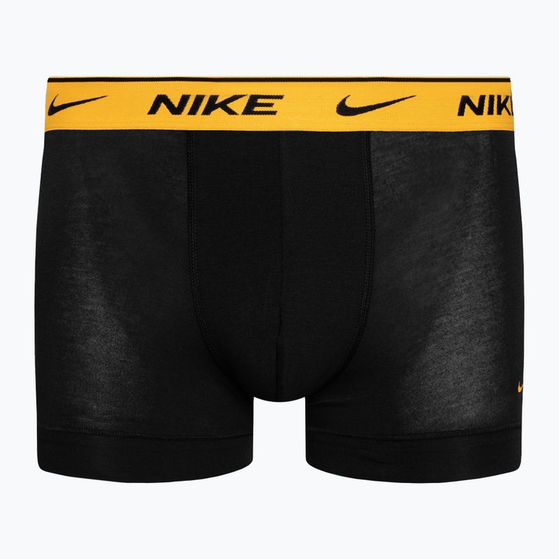 Boxeri pentru bărbați Nike Everyday Cotton Stretch Trunk 3 pary grey/orange/yellow 4