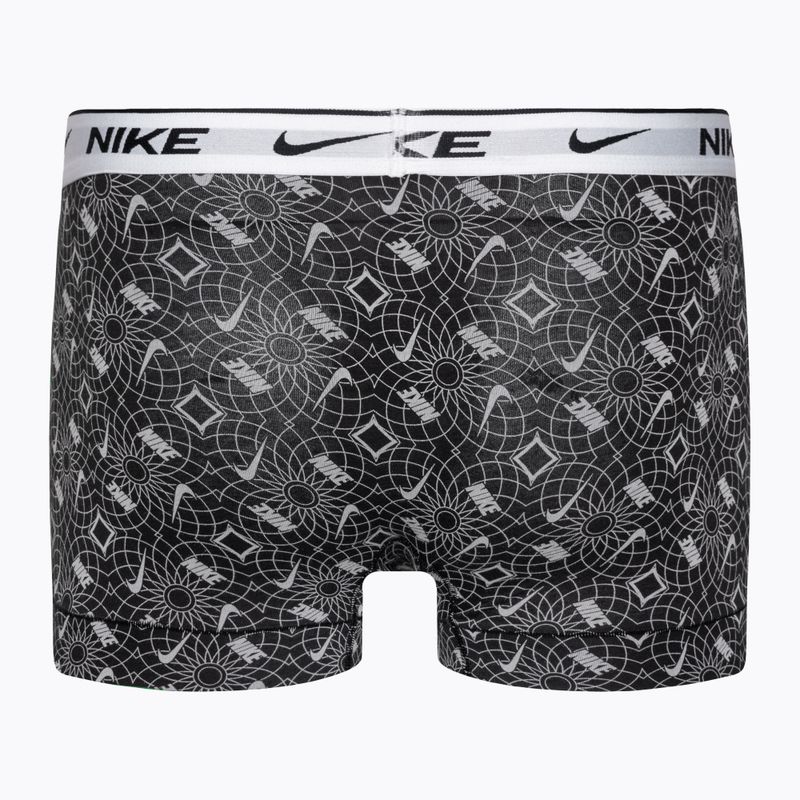 Boxeri pentru bărbați Nike Everyday Cotton Stretch Trunk 3 pary black/blue/grey 5