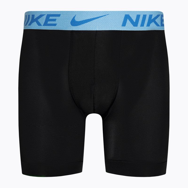 Boxeri pentru bărbați Nike Dri-FIT ADV Micro Brief 3 pary safari print/light photo blue/black 7