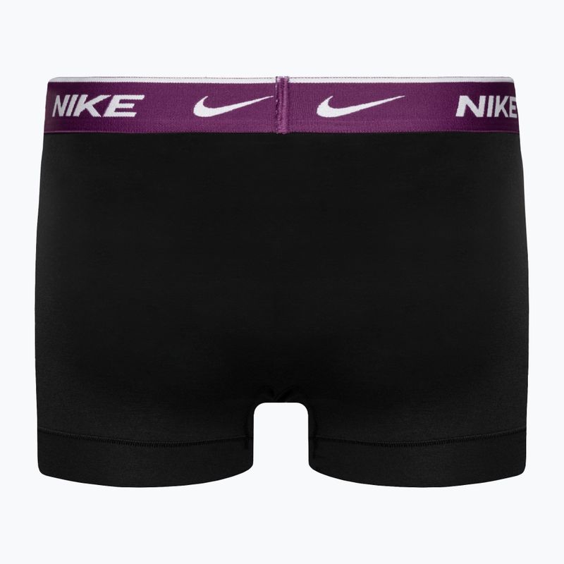 Boxeri pentru bărbați Nike Everyday Cotton Stretch Trunk 3 pary turquoise/violet/blue 5