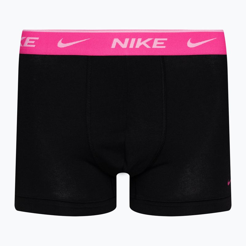 Boxeri pentru bărbați Nike Everyday Cotton Stretch Trunk 3 pary blue/turquoise/pink 4