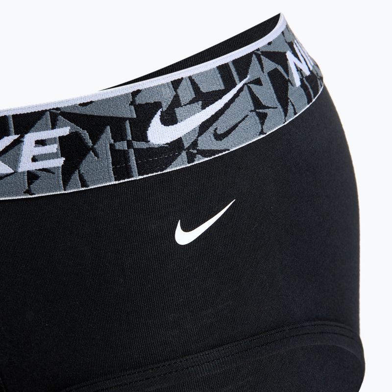 Slip pentru bărbați Nike Everyday Cotton Stretch Brief 3 pary black/green/black 6