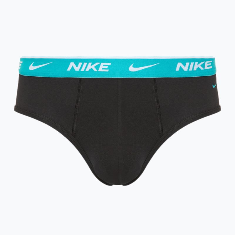 Slip pentru bărbați Nike Everyday Cotton Stretch Brief 3 pary black dusty/ast/arry navy 2