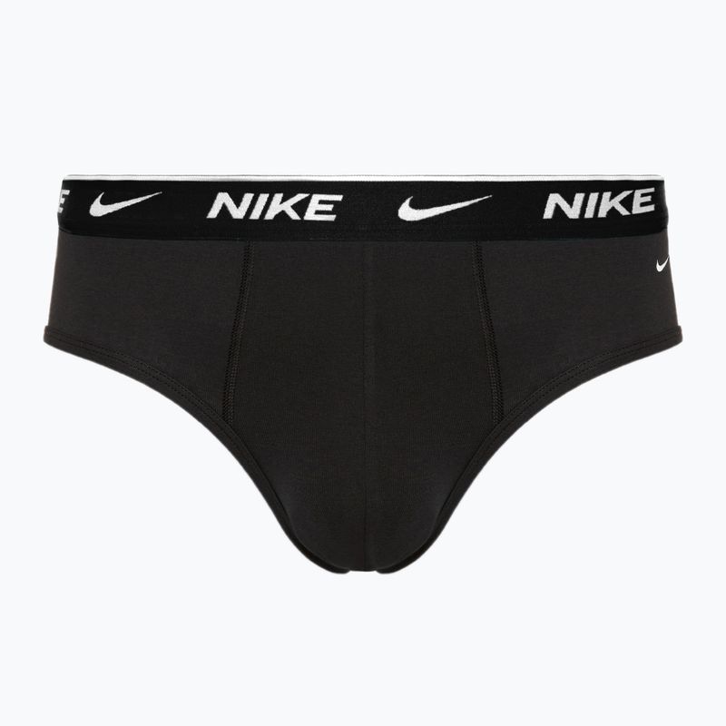 Slip pentru bărbați Nike Everyday Cotton Stretch Brief 3 pary black dusty/ast/arry navy 3