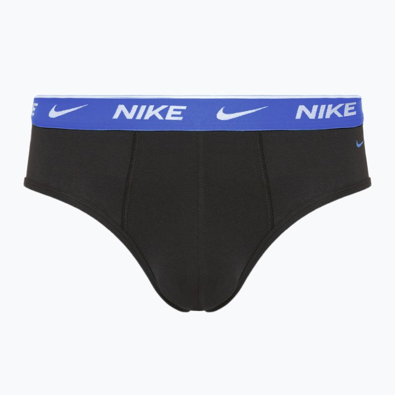 Slip pentru bărbați Nike Everyday Cotton Stretch Brief 3 pary black dusty/ast/arry navy 4