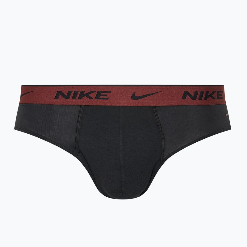 Slip pentru bărbați Nike Everyday Cotton Stretch Brief 3 pary cyber black/heather grey/dark pony 2