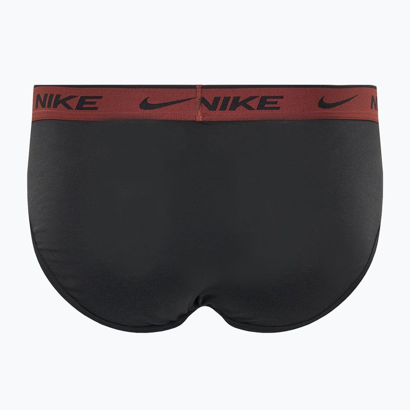 Slip pentru bărbați Nike Everyday Cotton Stretch Brief 3 pary cyber black/heather grey/dark pony 3