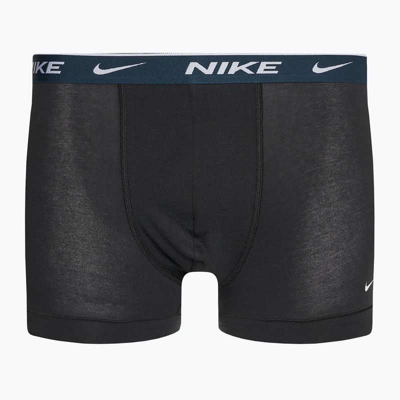 Boxeri pentru bărbați Nike Everyday Cotton Stretch Trunk 3 perechi  black/armory navy/black 5