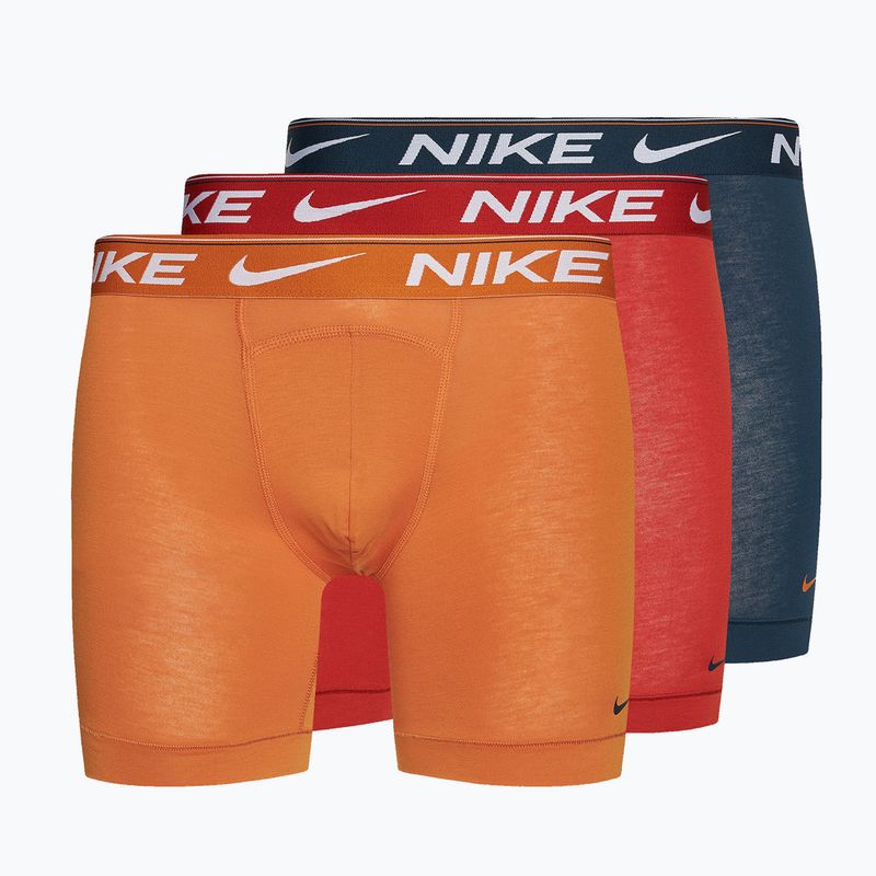 Boxeri pentru bărbați Nike Dri-FIT Ultra Comfort 3 pary monarch/dragon red/armony navy