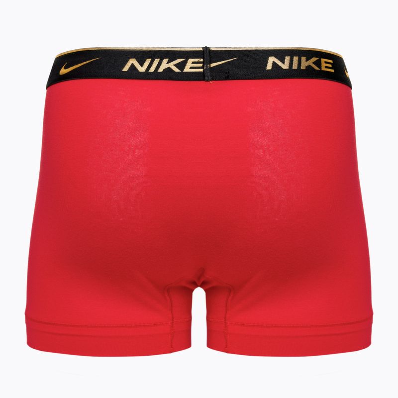 Boxeri pentru bărbați Nike Everyday Cotton Stretch Trunk 3 perechi  black silver/red gold/black gold 5