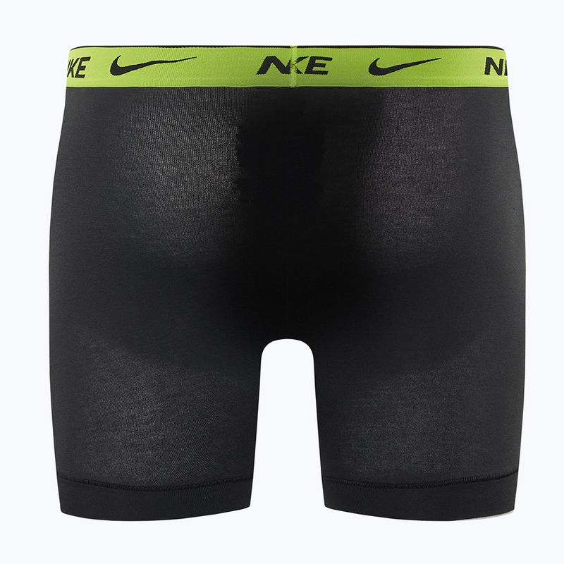 Boxeri pentru bărbați Nike Everyday Cotton Stretch 3 pary cyber black/heather grey/dark pony 3