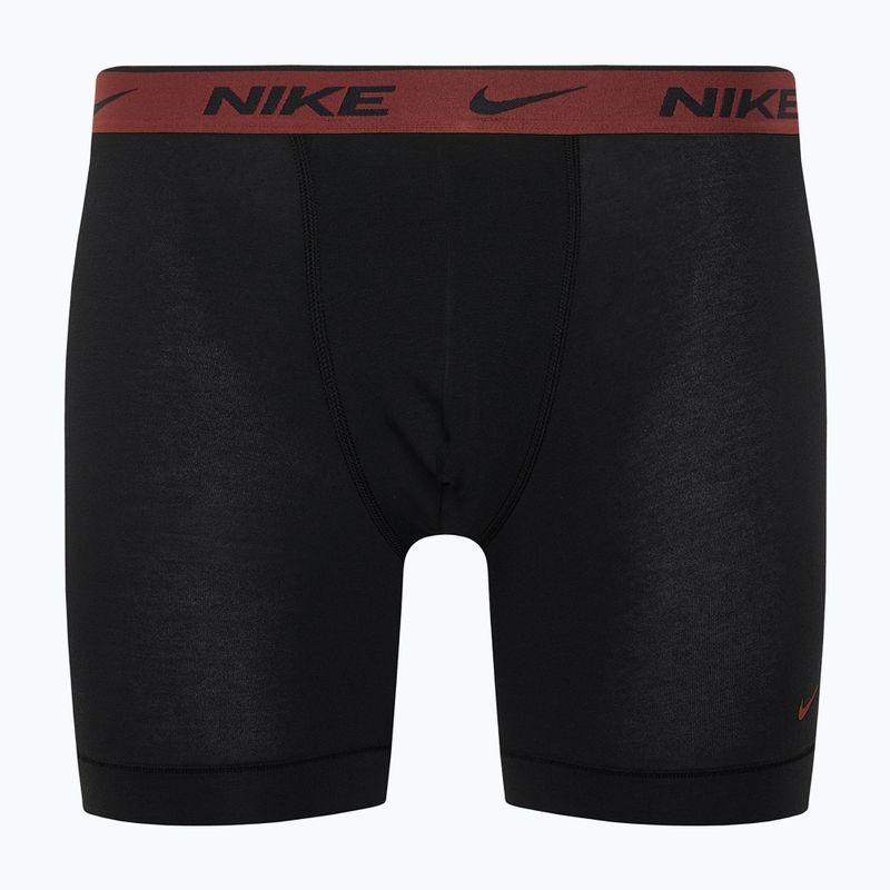 Boxeri pentru bărbați Nike Everyday Cotton Stretch 3 pary cyber black/heather grey/dark pony 5