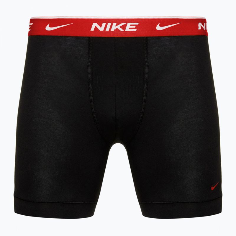 Boxeri pentru bărbați Nike Everyday Cotton Stretch 3 pary black team orange/red/black 2