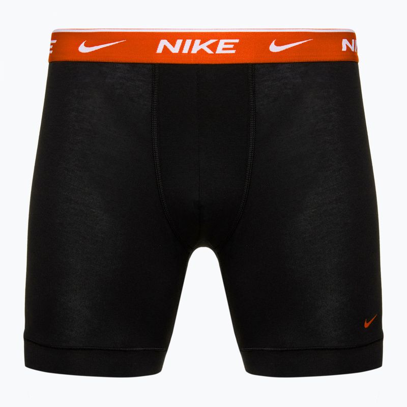 Boxeri pentru bărbați Nike Everyday Cotton Stretch 3 pary black team orange/red/black 3