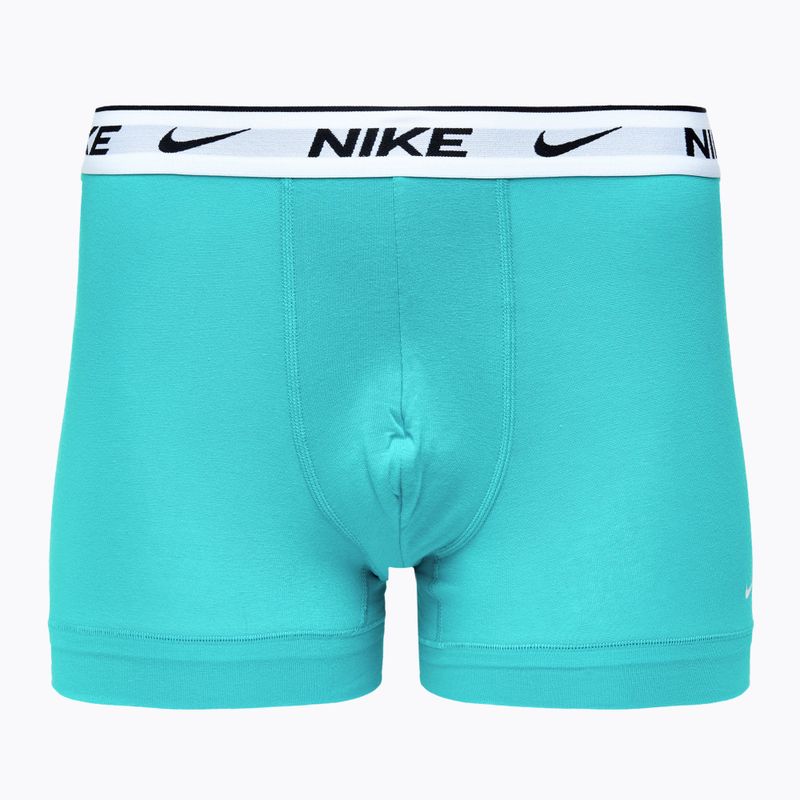 Boxeri pentru bărbați Nike Everyday Cotton Stretch Trunk 3 perechi  dustycactus/black/arm navy 4