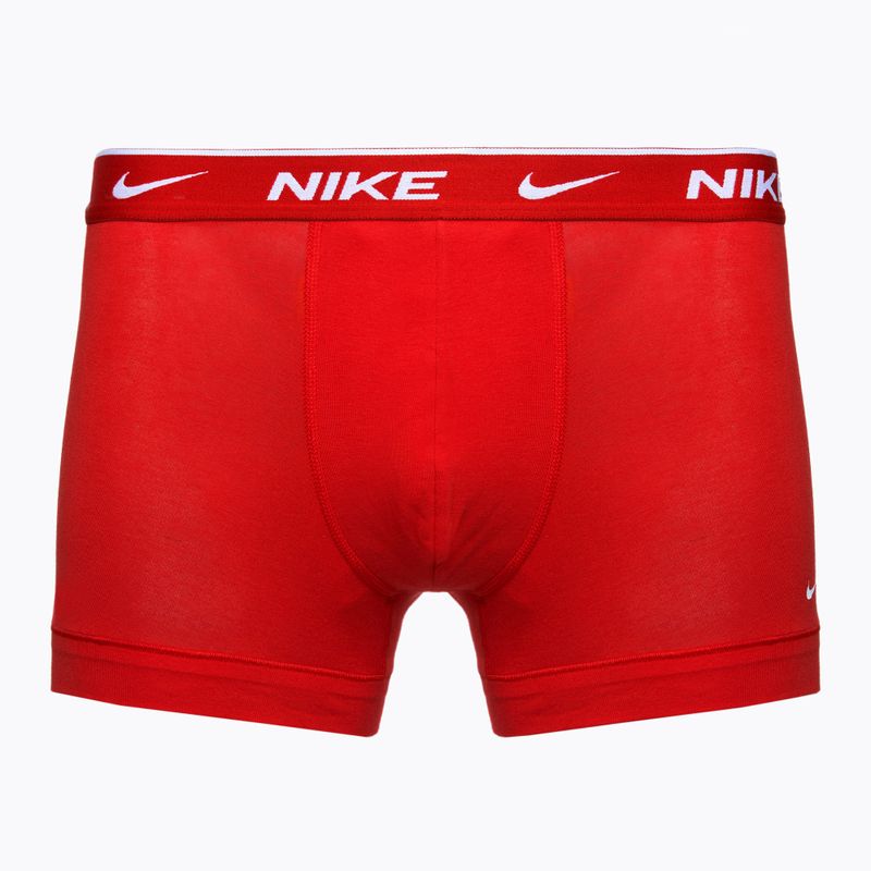 Boxeri pentru bărbați Nike Everyday Cotton Stretch Trunk 3 perechi  team orange/uni red/black 3