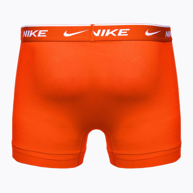 Boxeri pentru bărbați Nike Everyday Cotton Stretch Trunk 3 perechi  team orange/uni red/black 5