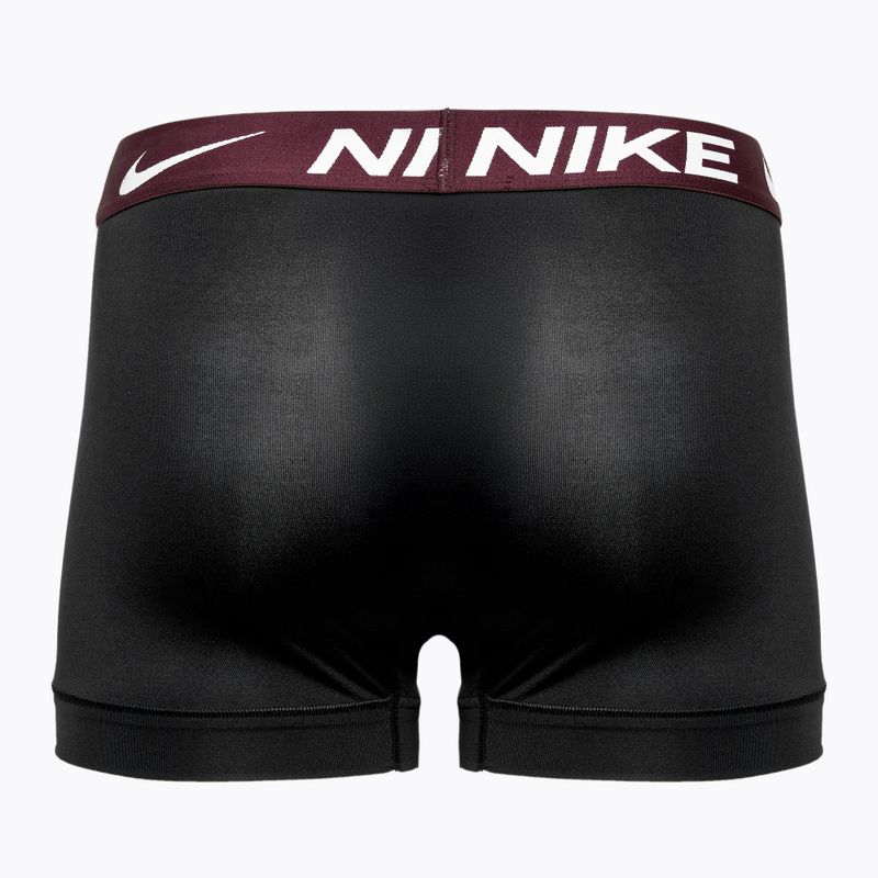 Boxeri pentru bărbați Nike Dri-Fit Essential 3 perechi black green/hyper crimson/burgundy 5