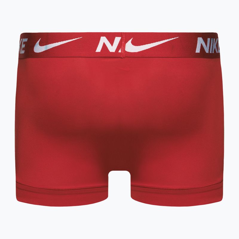 Boxeri pentru bărbați Nike Dri-Fit Essential 3 pary swoosh life print/uni red/black