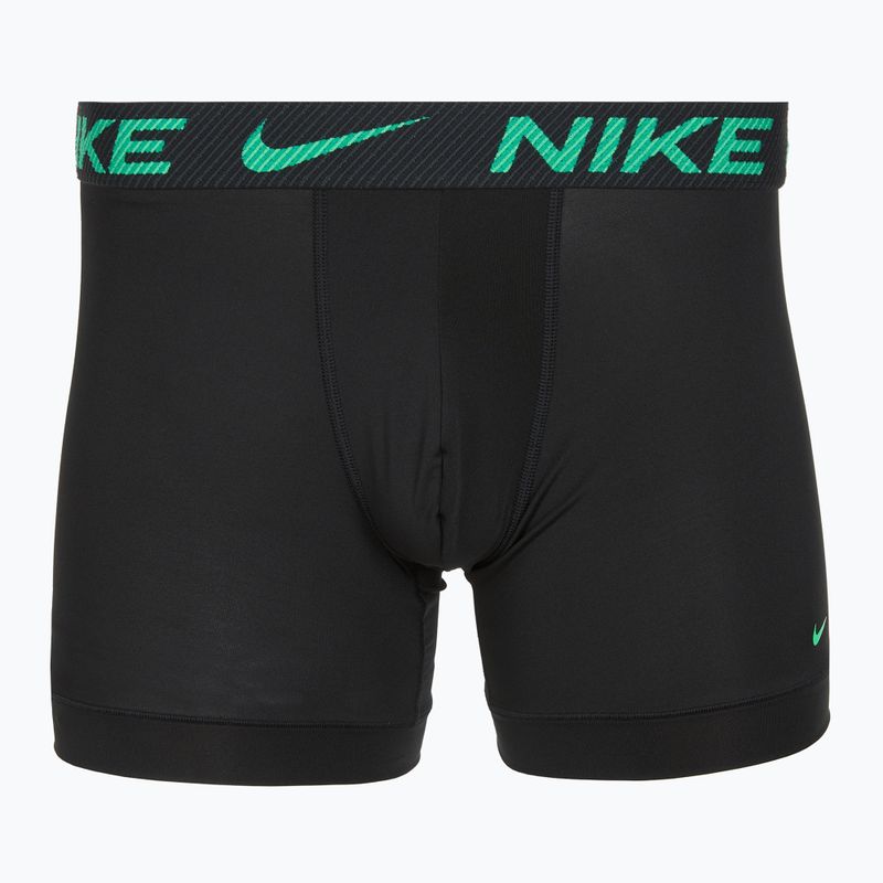 Boxeri pentru bărbați Nike Dri-Fit Essential Micro Boxer Brief 3 pary green shock/wild violet/black txtd wb 4