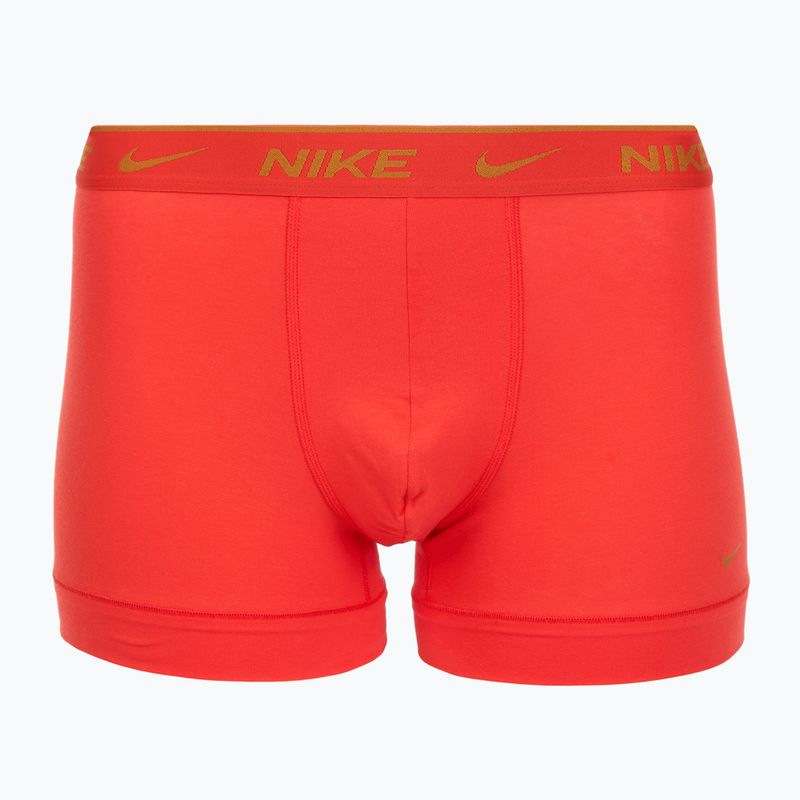 Boxeri pentru bărbați Nike Everyday Cotton Stretch Trunk 3 perechi light crimson/midnight navy/black 2
