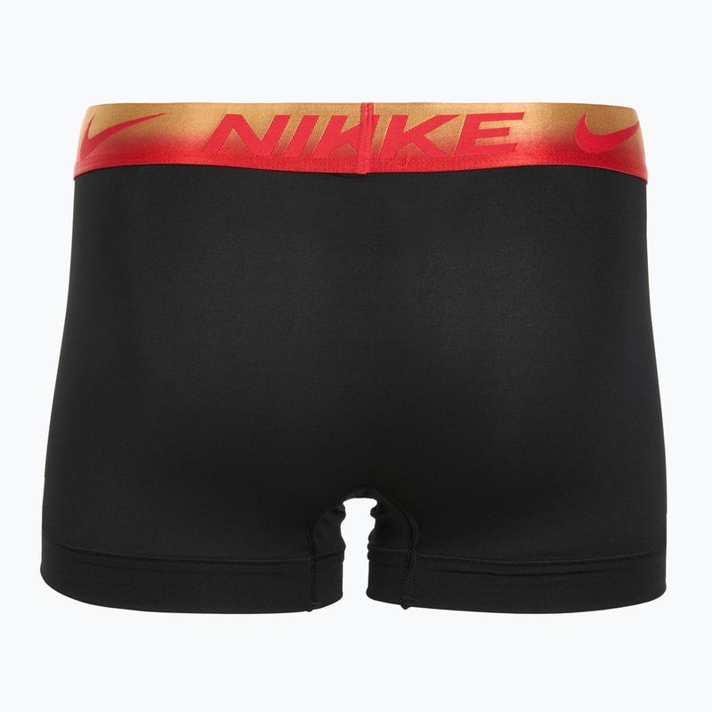 Boxeri pentru bărbați Nike Dri-Fit Essential Micro Trunk 3 pary blk/uni red/blk/uni red metallic gradient wb 5