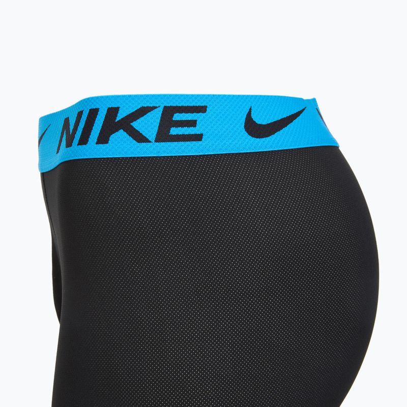 Boxeri pentru bărbați Nike Dri-FIT Cotton Trunk 3 pary black mint foam/blue hero/bright ceramic wb 3
