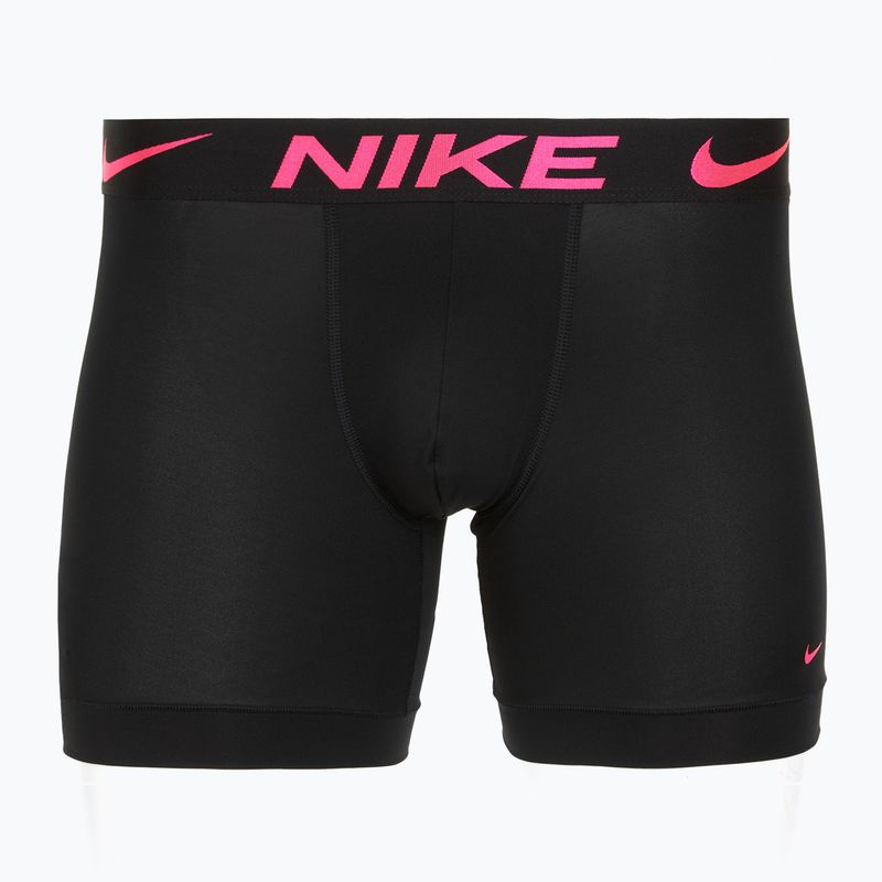 Boxeri pentru bărbați Nike Dri-Fit Essential Micro Boxer Brief 3 pary black hyper pink/uni red/black high shine wb 4