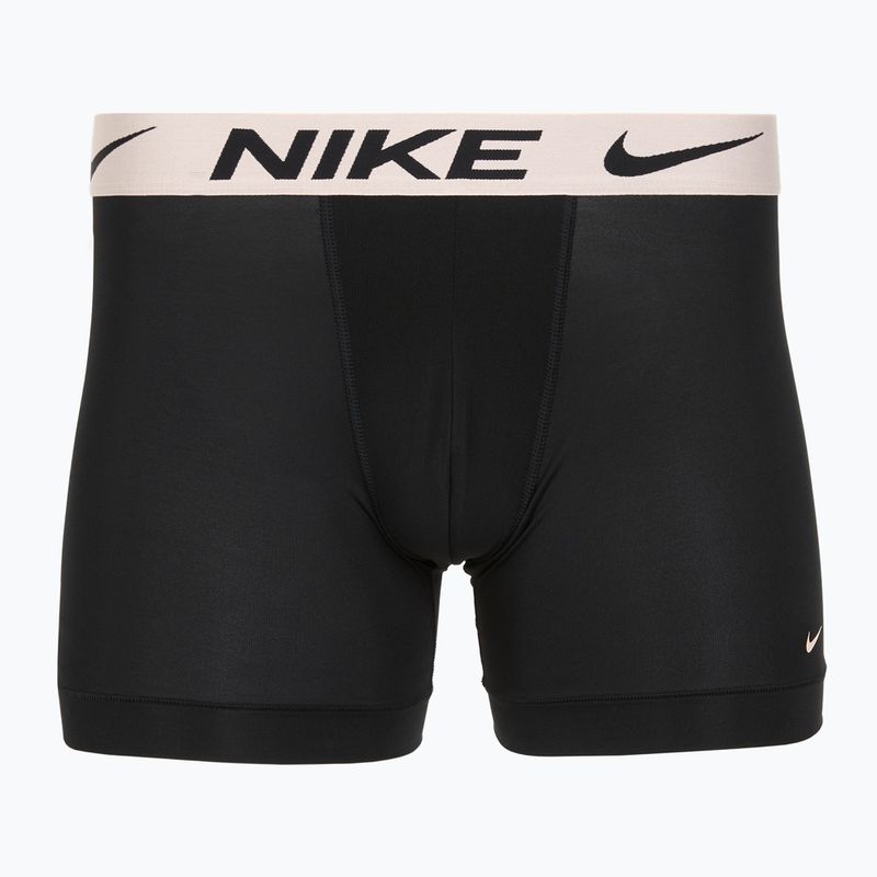 Boxeri pentru bărbați Nike Dri-Fit Essential Micro Boxer Brief 3 pary blk washed coral/olive aura/abrtract blue edge wb 2