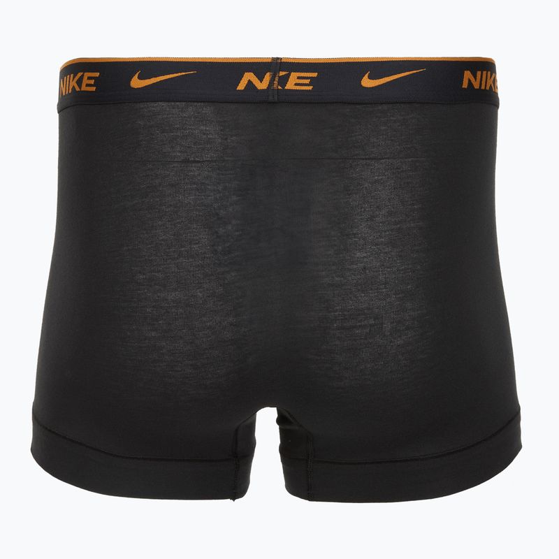 Boxeri pentru bărbați Nike Everyday Cotton Stretch Trunk 3 perechi black lig crim/des och/deep night logo waistband 5