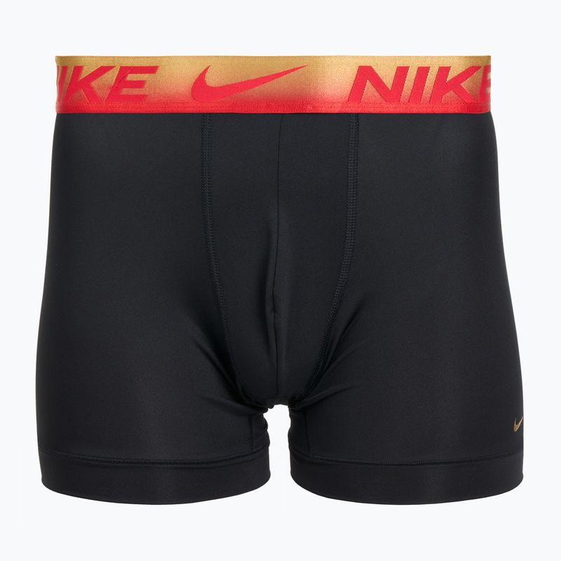 Boxeri pentru bărbați Nike Dri-Fit Essential Micro Boxer Brief 3 pary university red/black/black metallic grdient wb 3