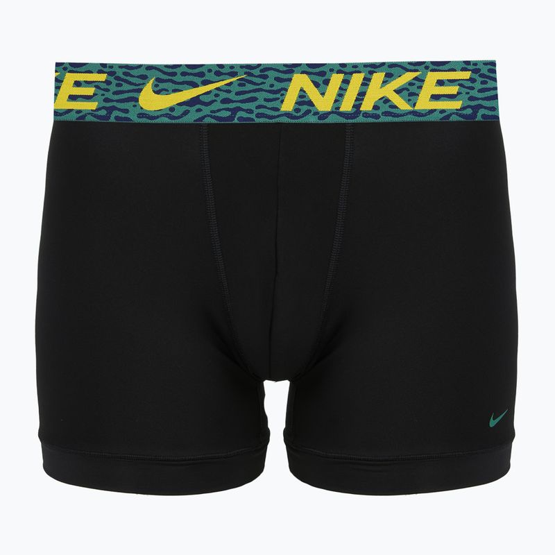 Boxeri pentru bărbați Nike Dri-Fit Essential Micro 3 pairs blklightcrimson/ brightcitron/evergreenaur 2