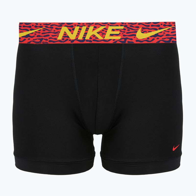 Boxeri pentru bărbați Nike Dri-Fit Essential Micro 3 pairs blklightcrimson/ brightcitron/evergreenaur 3