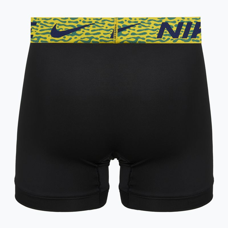 Boxeri pentru bărbați Nike Dri-Fit Essential Micro 3 pairs blklightcrimson/ brightcitron/evergreenaur 5