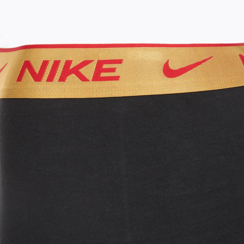 Boxeri pentru bărbați Nike Everyday Cotton Stretch Trunk 3 perechi blk/university red/wheat gold/black high shine wb 6