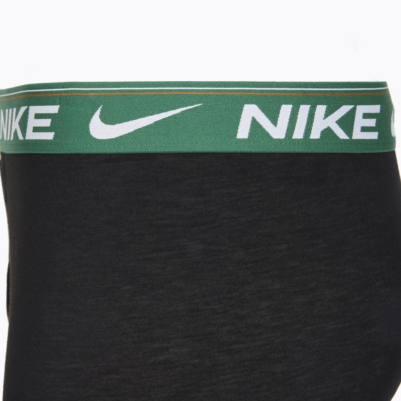 Boxeri pentru bărbați Nike Dri-FIT Ultra Comfort 3 perechi black evrgreen aura/deep night/black waistband 6