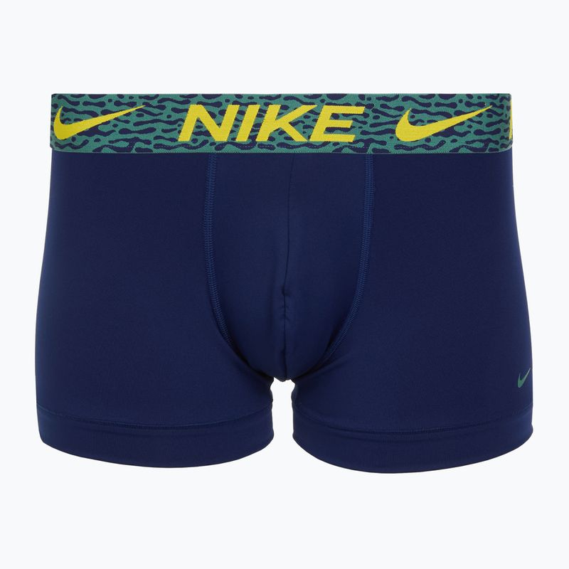 Boxeri pentru bărbați Nike Dri-Fit Essential Micro Trunk 3 pary blu void/lgh crim/brht citron/evergrn aura/abst wb 2