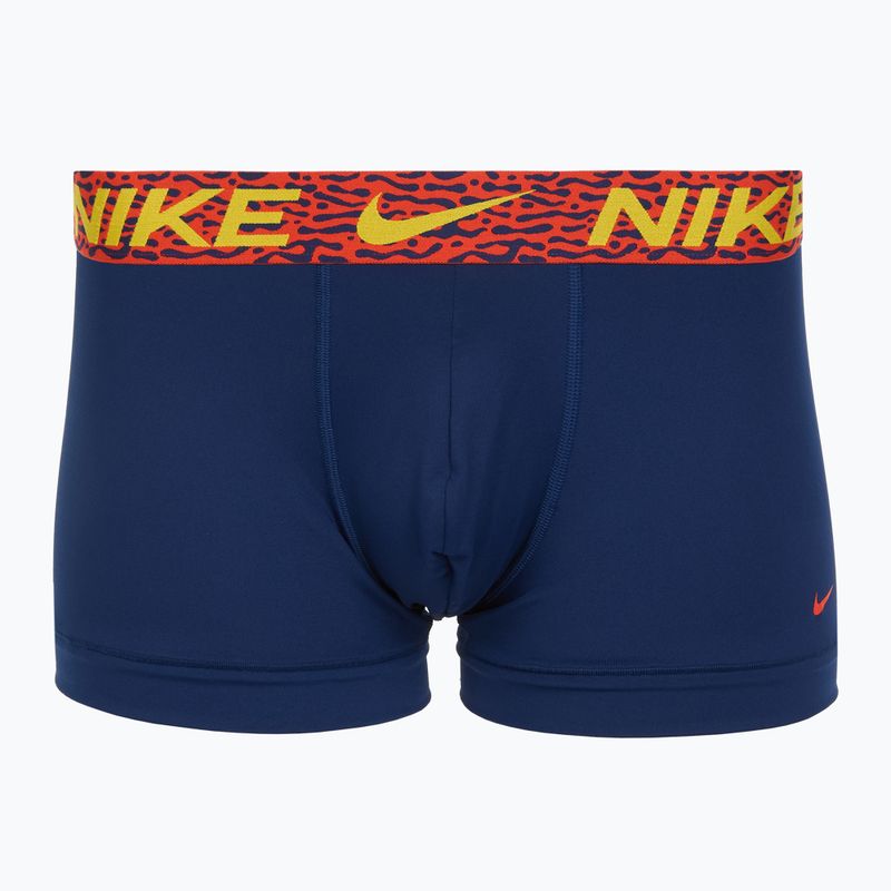 Boxeri pentru bărbați Nike Dri-Fit Essential Micro Trunk 3 pary blu void/lgh crim/brht citron/evergrn aura/abst wb 4