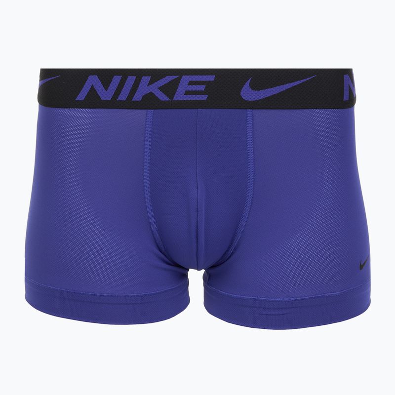 Boxeri pentru bărbați Nike Dri-FIT Cotton Trunk 3 pary deep night/university gold/green shock 3
