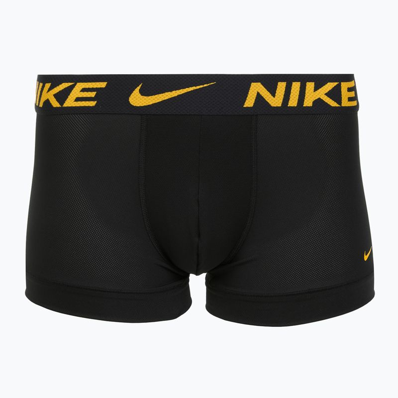 Boxeri pentru bărbați Nike Dri-FIT Cotton Trunk 3 pary deep night/university gold/green shock 4