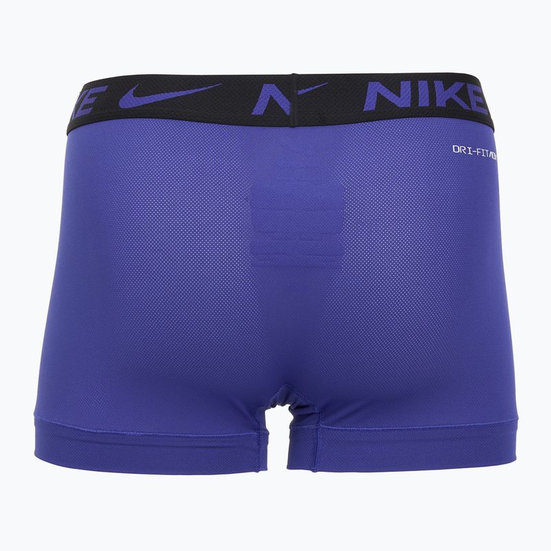 Boxeri pentru bărbați Nike Dri-FIT Cotton Trunk 3 pary deep night/university gold/green shock 5