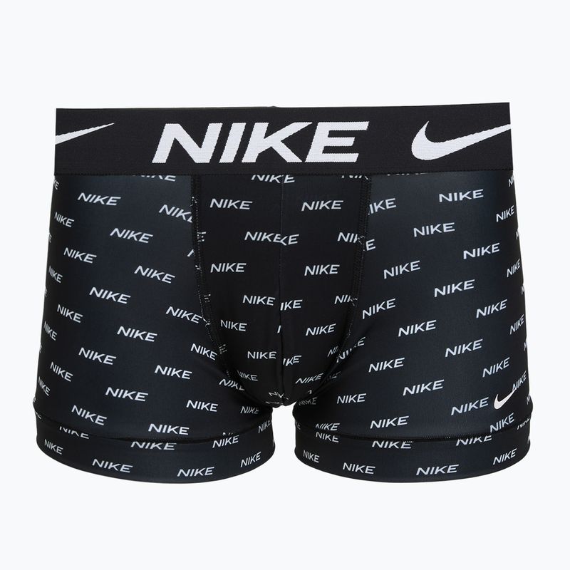 Boxeri pentru bărbați Nike Dri-Fit Essential 3 pairs black nike print/mars stone/deep night 3