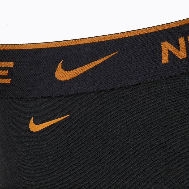 Slip de înot pentru bărbați Nike Everyday Cotton Stretch Brief 3 perechi black light crimson/desert ochre/black wb 6