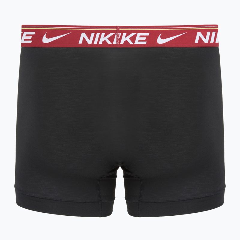 Boxeri pentru bărbați Nike Dri-FIT Ultra Comfort 3 pairs black/team crimson/dark raisin/black 3