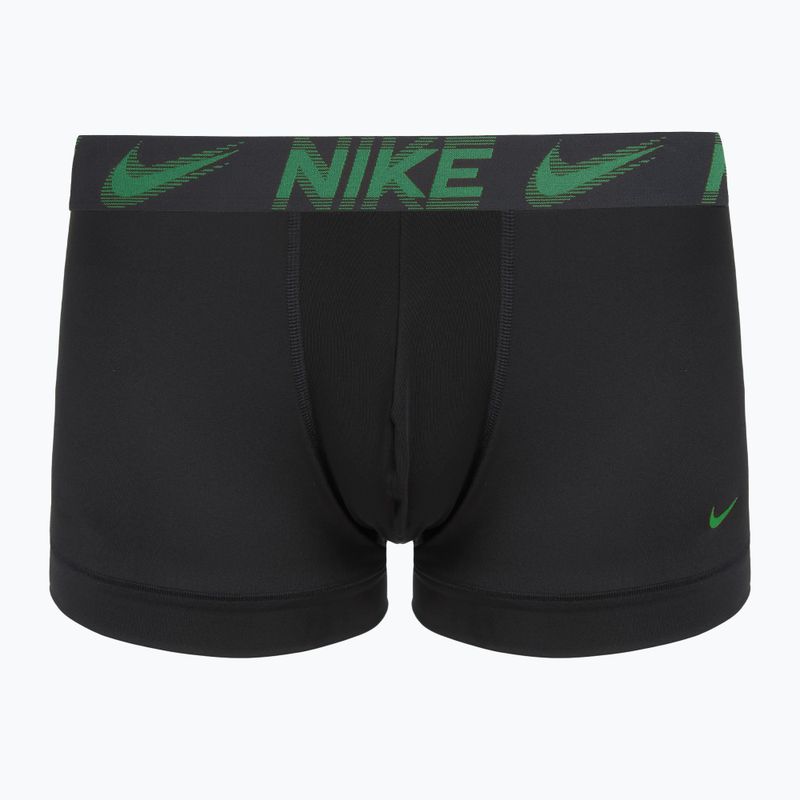 Boxeri pentru bărbați Nike Dri-Fit Essential Micro Trunk 3 pairs black/game royal/malachite/un gold/zoom wb 5