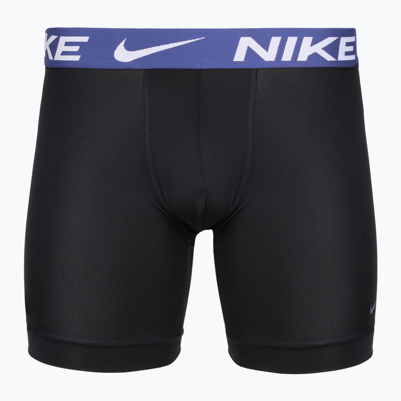 Boxeri pentru bărbați Nike Essential Micro 3 pairs black/sapphire/wolf grey/team crimson 2