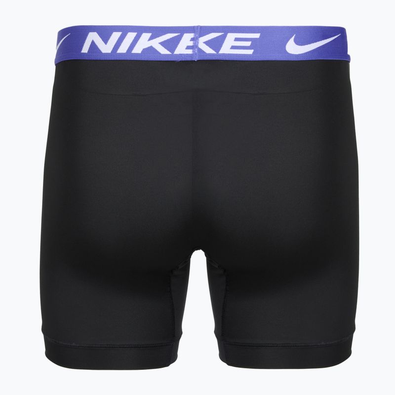 Boxeri pentru bărbați Nike Essential Micro 3 pairs black/sapphire/wolf grey/team crimson 3