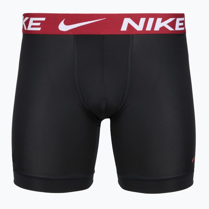 Boxeri pentru bărbați Nike Essential Micro 3 pairs black/sapphire/wolf grey/team crimson 6