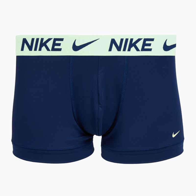 Boxeri pentru bărbați Nike Dri-Fit Essential Micro Trunk 3 pairs navy 2