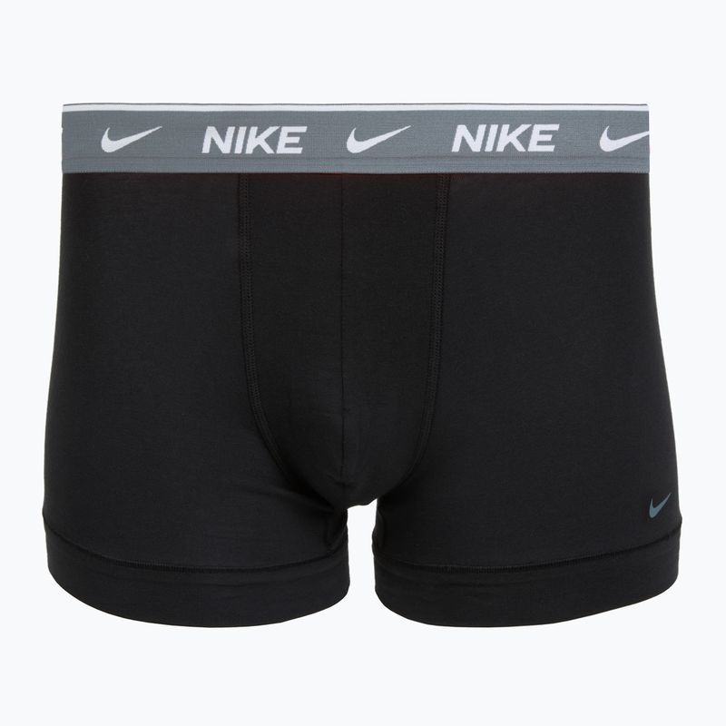 Boxeri pentru bărbați Nike Cotton Stretch Trunk 2 pairs onyx 3